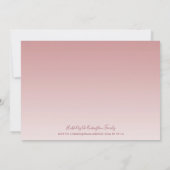 Meisjes Roos Gold Sparkle Glitter Drift Birthday Kaart (Achterkant)