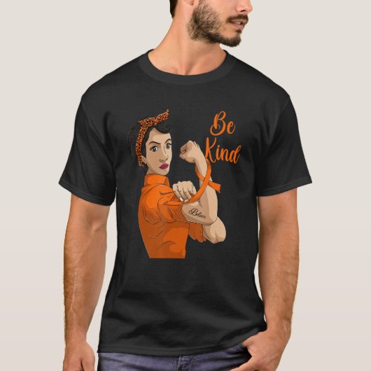 Meisjes Rosie de Riveter Kindness zijn heel sterk  T-shirt (Voorkant)