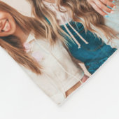 Meisjes roze 20 foto beste vriend moderne eenvoudi fleece deken (Hoek)