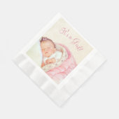 Meisjes Roze  Baby shower Servetten (Hoek)