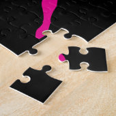 Meisjes Roze Ballerina Dans Legpuzzel (Zijkant)