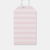 Meisjes Roze Bedankt Boerderij Baby shower gunst Cadeaulabel (Achterkant)