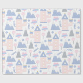 Meisjes Roze Castles en Lollipops die papier verpa (Vlak)