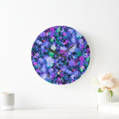 Meisjes roze en Paarse bloemensucces Grote Klok (Huis)