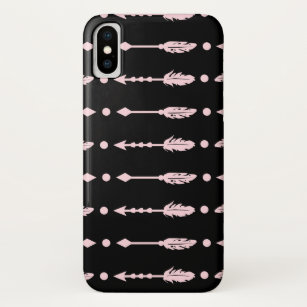 Meisjes Roze en Zwarte Arrows Boho Chic Case-Mate iPhone Case