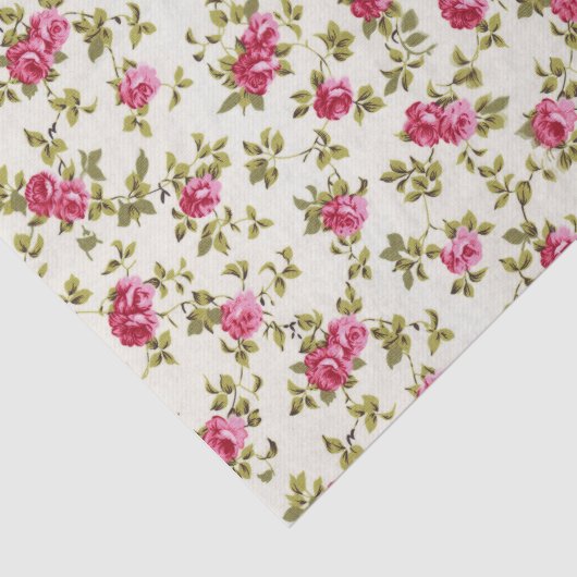Meisjes  roze Floral Print Pattern Tissuepapier (Detail)