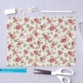Meisjes  roze Floral Print Pattern Tissuepapier (Craft)