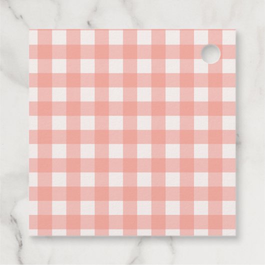 Meisjes Roze Gans Bedankt 1e verjaardag Bedankjes Labels (Achterkant)