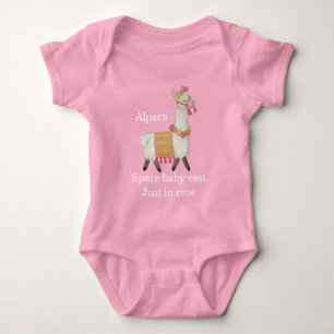 Meisjes roze grappig romper