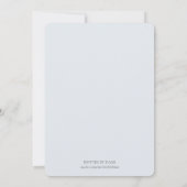 Meisjes Roze Grijs Baby shower Suiker en Kruid Kaart (Achterkant)