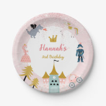 Meisjes roze magische prinses kasteel verjaardag