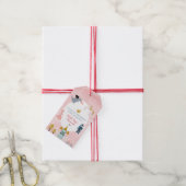 Meisjes Roze Magische Prinses Verjaardag Dank u Cadeaulabel (Met Touw)
