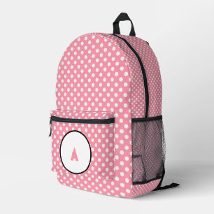 Meisjes Roze polka dots Bedrukte Rugzak