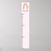 Meisjes roze regenbooggroei poster (Voorkant)