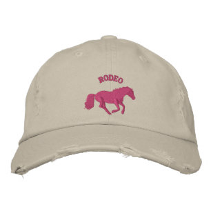 Meisjes roze rodeo-paard pet