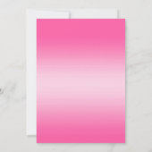 Meisjes Roze Stiletto Quinceañera Verjaardagsfeest Kaart (Achterkant)