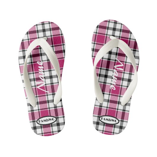 Meisjes Roze Teenslippers HAMbWG (Voetbed)