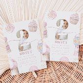 Meisjes 'Roze Twee Sweet Snoep Ice Cream 2e Verjaa Kaart