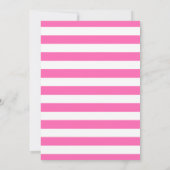 Meisjes Roze Voetbal Verjaardagsfeestje Uitnodigin Kaart (Achterkant)