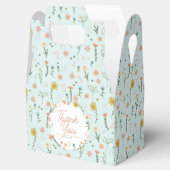 Meisjes Roze Wildflower Baby shower Bedankdoosjes (Geopend)