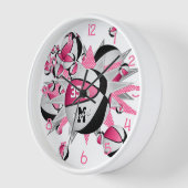 Meisjes Roze Zwart Sportkamer Basketballen Sterren (Hoek)