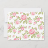 Meisjes  Rozen Eenvoudig bedankt briefkaarten (Achterkant)