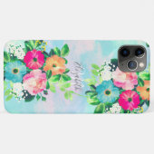 Meisjes  Rozen Floral Waterverf Verf Case-Mate iPhone Case (Achterkant (horizontaal))