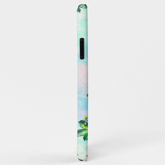 Meisjes  Rozen Floral Waterverf Verf Case-Mate iPhone Case (Achterkant/rechts)