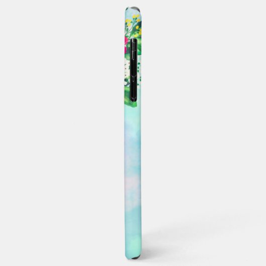 Meisjes  Rozen Floral Waterverf Verf Case-Mate iPhone Case (Achterkant/links)