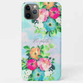 Meisjes  Rozen Floral Waterverf Verf Case-Mate iPhone Case (Achterkant)
