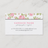 Meisjes  Rozen Visitekaartje (Achterkant)