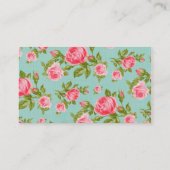 Meisjes Rozen Visitekaartje (Achterkant)