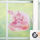 Meisjes Rule Palace aanpasbaar portret Raamsticker (Huis)