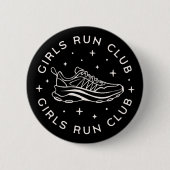 Meisjes runnen club squad groep ronde button 5,7 cm (Voorkant)