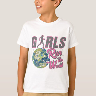 Meisjes runnen de wereld - Empowering Girls Runnin T-shirt