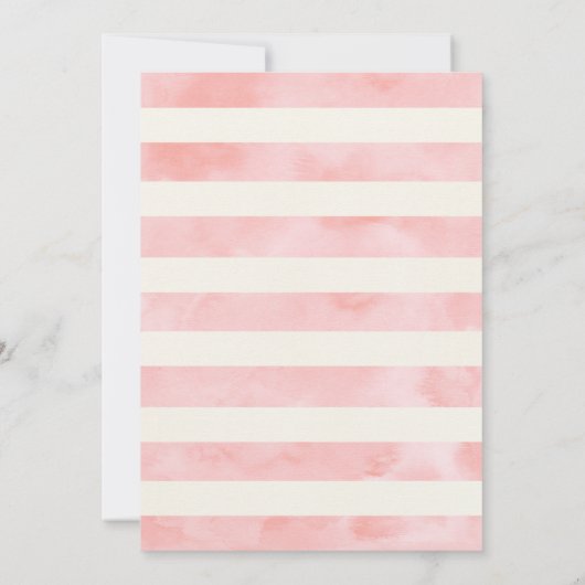 Meisjes Rustieke Bloemenherten Verjaardag Uitnodig Kaart (Achterkant)