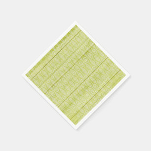 Meisjes rustieke groene houten cottage chic theepa servet