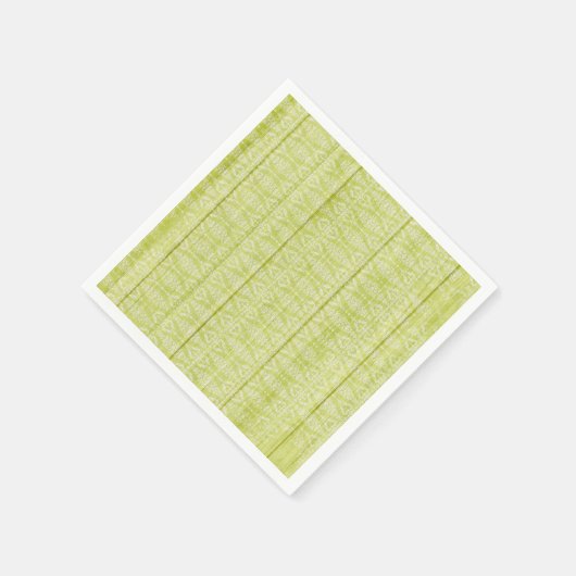 Meisjes rustieke groene houten cottage chic theepa servet (Hoek)