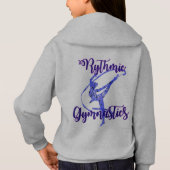 Meisjes Rythmic Gymnastiek gepersonaliseerd sweats (Achterkant)