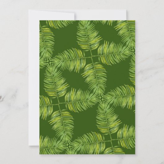 Meisjes Safari Jungle Twee Wild 2e Verjaardag Kaart (Achterkant)