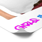 Meisjes Schaats ook! Poster (Hoek)