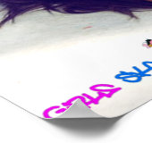 Meisjes Schaats ook! Poster (Hoek)