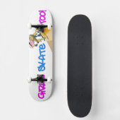 Meisjes Schaats ook! Skateboard (Voorkant)