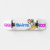 Meisjes Schaats ook! Skateboard (Horizontaal)