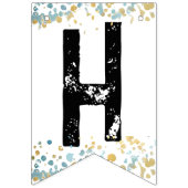 Meisjes Schaatsen IJshockey Gelukkige Verjaardag Vlaggetjes (Tweede vlag)