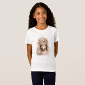 Meisjes Schattig Boho Paard T-shirt (Voorkant volledig)