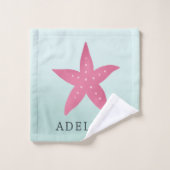 Meisjes Schattig Magisch Onder het Zee Zeemeermin  Bad Handdoek (Wasdoekje)