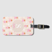 Meisjes Schattig Roze Ballet Danser Persoonlijk Bagagelabel (Voorkant (horizontaal))