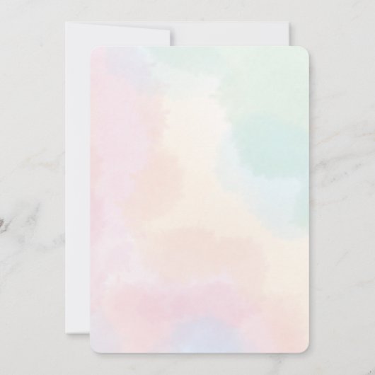 Meisjes Schattig Roze Paarse Vlinder Kinder 2e Ver Kaart (Achterkant)