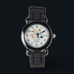 Meisjes Schattig Woodland Bos Dieren Fox & Naam Ki Horloge<br><div class="desc">Dit schattige kinder horloge is voorzien van waterverf Britse wilde dieren in het bos, waaronder een vos, das, eekhoorn, haas en groen, en kan worden gepersonaliseerd met uw meisjesnaam. Met duidelijke, gemakkelijk leesbare nummers is dit 'eerste' horloge geweldig voor kinderen of peuters die net beginnen met het leren van de...</div>